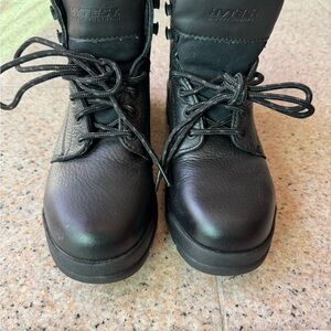 HyTest Steel Toe Work Boots ASTM F2413 EH Safety Leather Size 4.5
